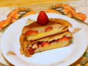 『クリーム小町と kiriクリームチーズいちご風味を使って』