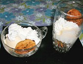 「デニッシュブルーベリー」のパフェ