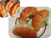 野菜クロワッサン、毎日クロワッサンを使って・・・