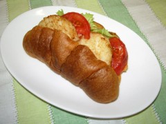 ハッシュドポテト＆トマトサンド