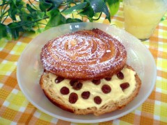 紅茶を使ったサバラン風ドルチェ