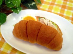 バンバンジー温玉添え