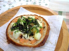 明太子とじゃがいものピザ