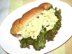 鶏ササミとセロリのカレーマヨネーズ