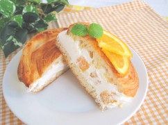 ヨーグルトクリームのフルーツサンド