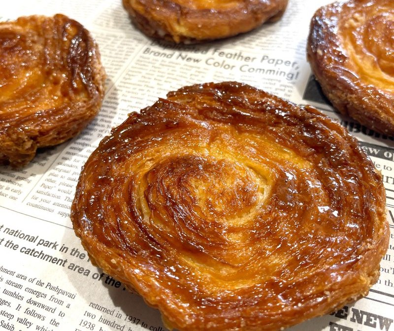 クイニーアマン風デニッシュメープルキャラメル(デニッシュ1個分)